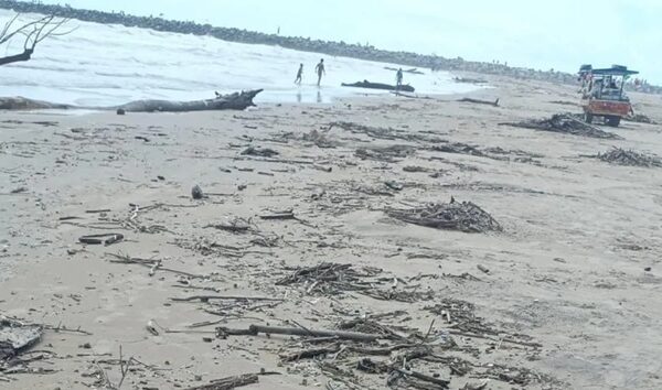 Palizada del Pánuco recibe a los visitantes este día de asueto en playa Miramar