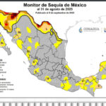 Tamaulipas se libera de la sequía moderada gracias a las lluvias de septiembre