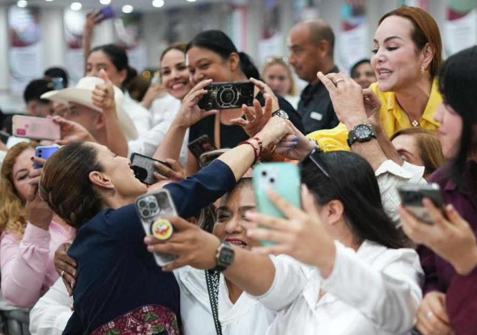 Refrenda Sheinbaum compromiso con el pueblo y destaca proyectos estratégicos para Nuevo Laredo