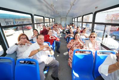 Nuevo laredo transforma su transporte público; alcaldesa contribuye con convenio y modernización de servicio