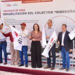 Impulsa Carmen Lilia históricas obras hídricas para garantizar el saneamiento de impacto binacional