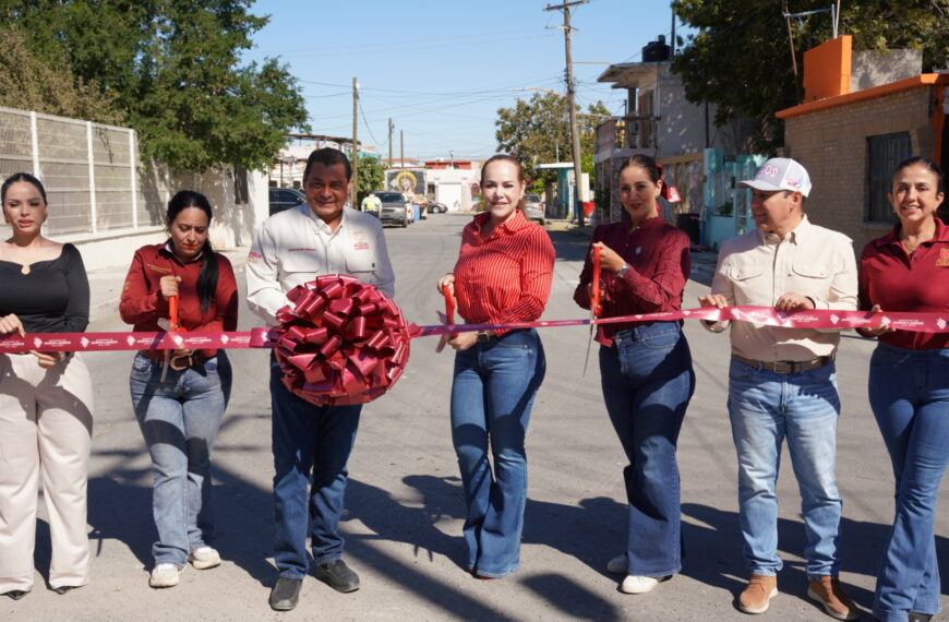 Municipio mejora infraestructura sanitaria y vial de tres colonias al poniente de Nuevo Laredo