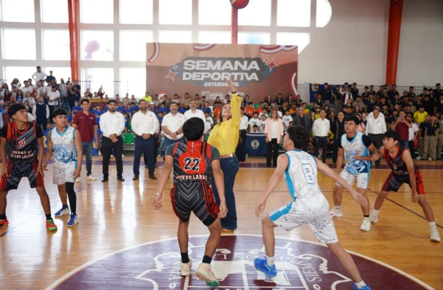 Inicia Semana deportiva estudiantil 2025; competirán más de 2 mil niños y jóvenes de escuelas públicas y privadas de Nuevo Laredo