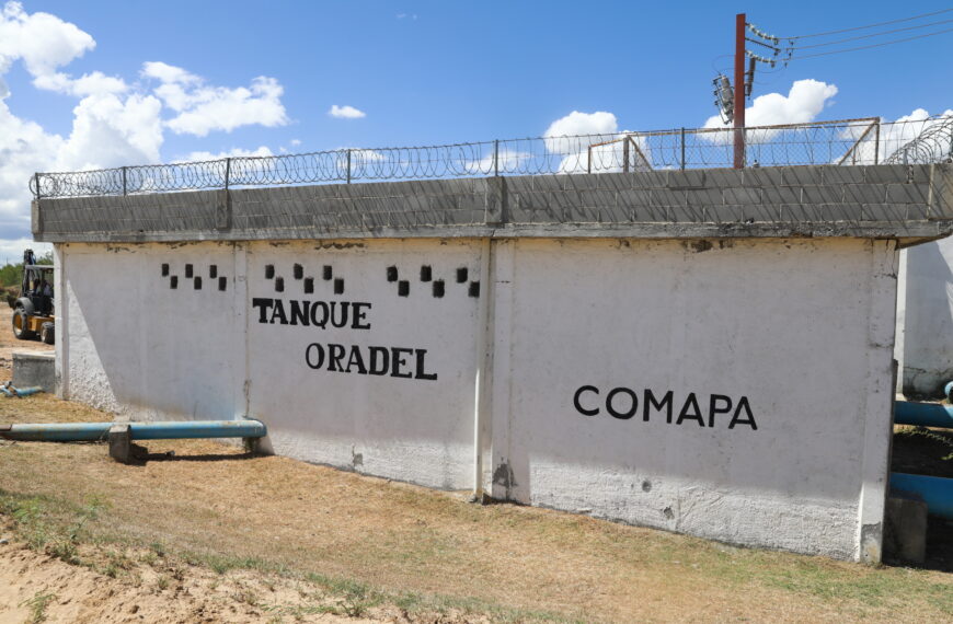 Anuncia Carmen Lilia reinicio de las operaciones de Tanque Oradel, abastecerá 6 colonias del poniente