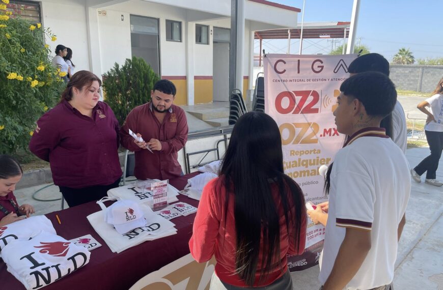 Lleva gobierno municipal Brigada Contacto Joven a estudiantes del Cobat 23