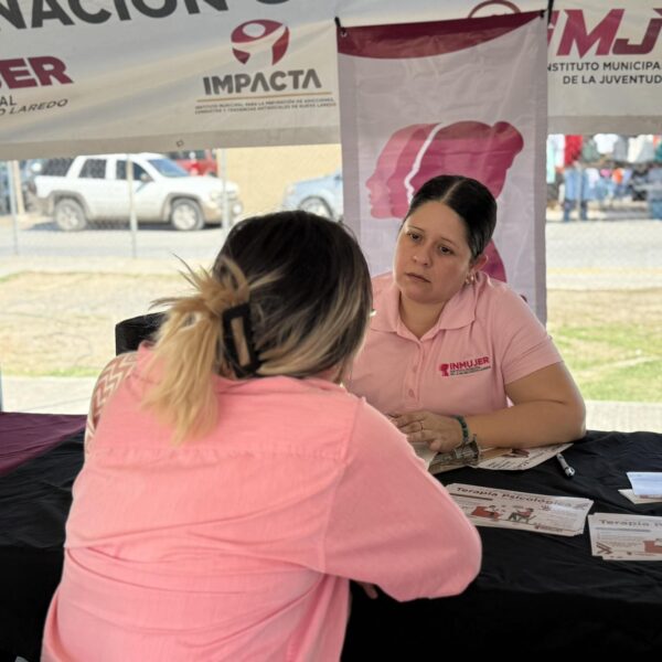 Inmujer Nuevo Laredo impulsa el programa Centro Libre para acompañar a mujeres vulnerables