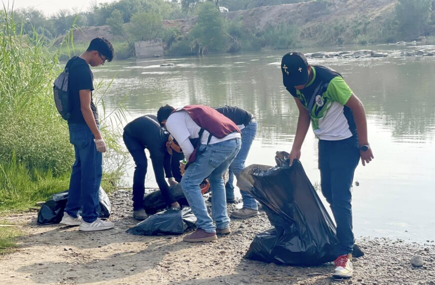 Jóvenes de Nuevo Laredo se unirán en brigada para limpieza del río Bravo