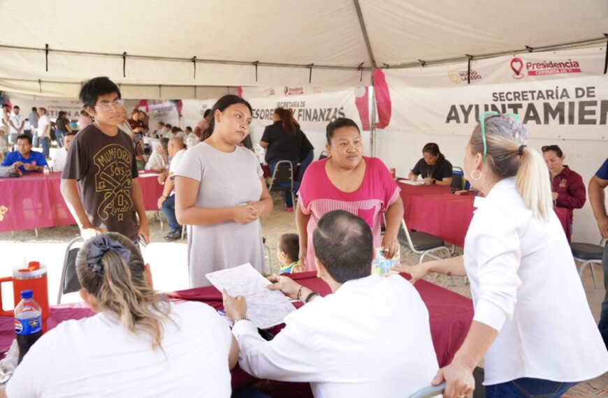Llegará Presidencia cerquita de ti este viernes a la colonia Américo Villarreal