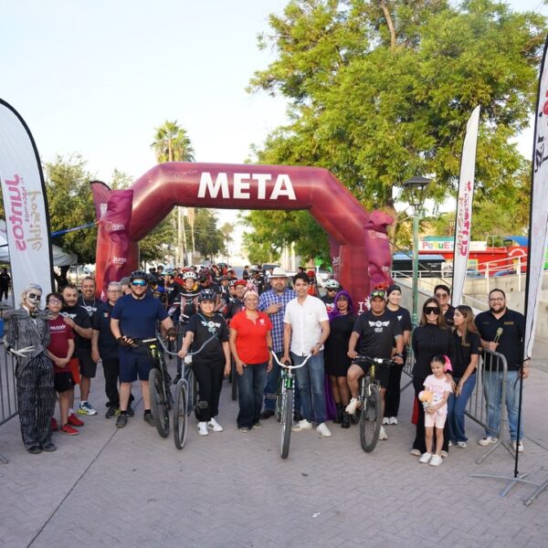 Rodada Joven por la Paz y contra las Adicciones congrega a decenas de participantes en un ambiente de sana convivencia