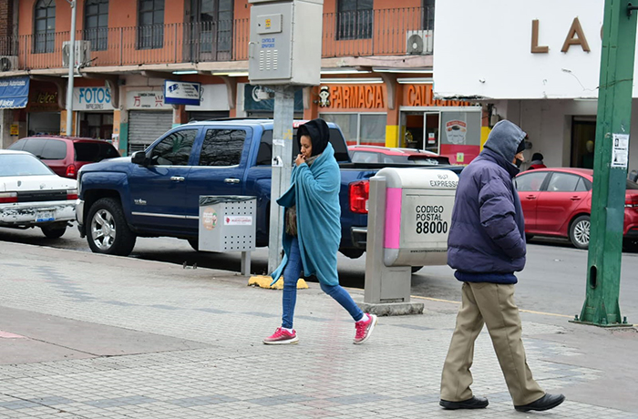 Bajaría temperatura hasta 10 grados centígrados este miércoles en los Dos Laredos