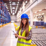 Estudiante de la Universidad Tecnológica de Nuevo Laredo realiza práctica de logística en almacén internacional, supervisando procesos de transporte y distribución.