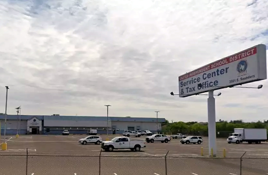 Oficina de impuestos del distrito escolar UISD en Laredo donde se recauda la porcin escolar del predial