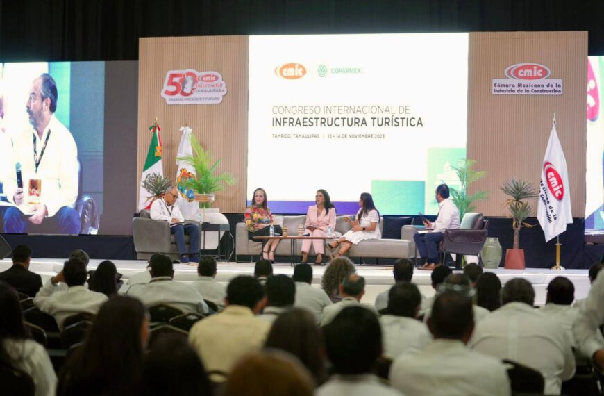 Carmen Lilia presenta en Tampico la transformación de Nuevo Laredo como modelo de infraestructura y turismo sostenible
