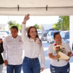 Alcaldesa hace entrega de repavimentación de calles en Villas de San Miguel