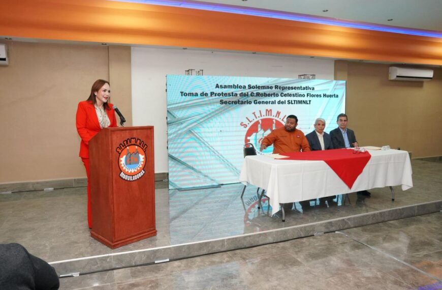 Fortalece Carmen Lilia Canturosas los lazos de cooperación con el Sindicato de Maquiladoras