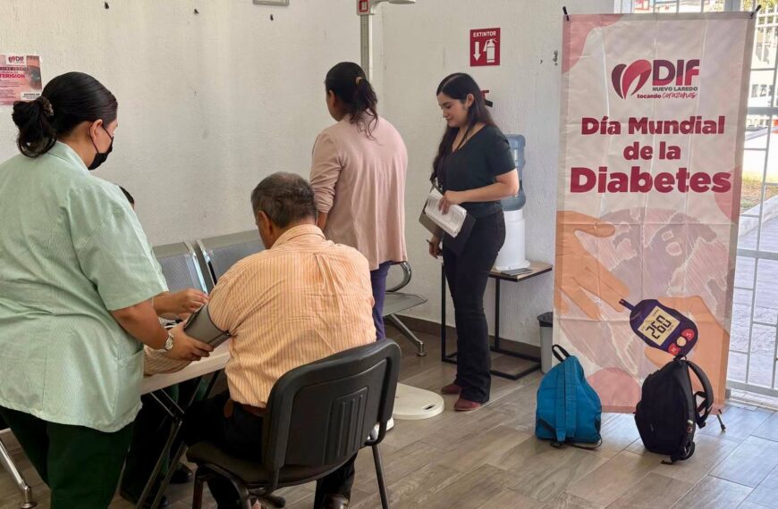 DIF Nuevo Laredo promueve la salud con jornada gratuita por el Día mundial de la diabetes