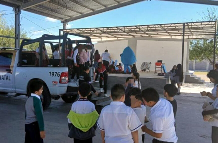 Lleva Guardia Estatal de Género pláticas preventivas y contra la violencia a primarias tamaulipecas