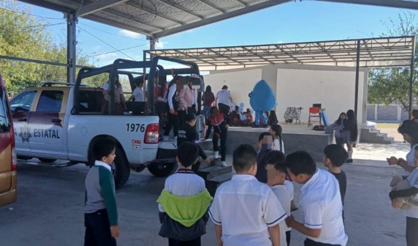 Lleva Guardia Estatal de Género pláticas preventivas y contra la violencia a primarias tamaulipecas