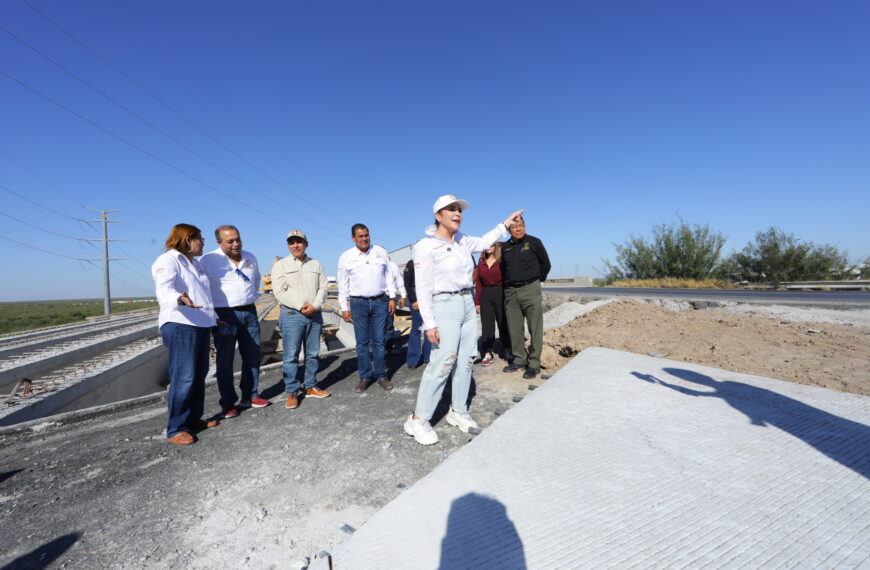 Obra del MEX-II avanza; Nuevo Laredo se consolida como punto estratégico para el comercio