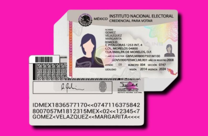 Trabajan nueva credencial del INE, se empezará a producir a finales del próximo año