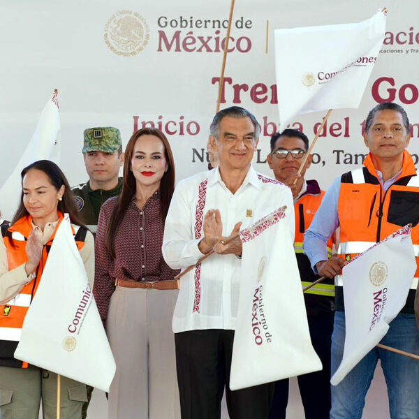 Dan banderazo inicial a las obras de construcción del tren Saltillo-Nuevo Laredo