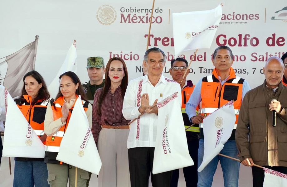 Dan banderazo inicial a las obras de construcción del tren Saltillo-Nuevo Laredo