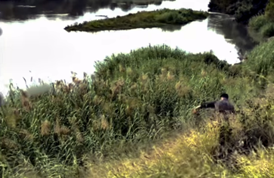 En esta rea frente a un islote del ro Bravo fue abandonado un nio de dos aos