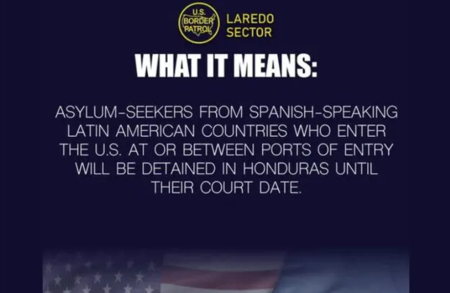Nuevas reglas solicitantes de asilo de Latinoamrica podran esperar su cita en Honduras