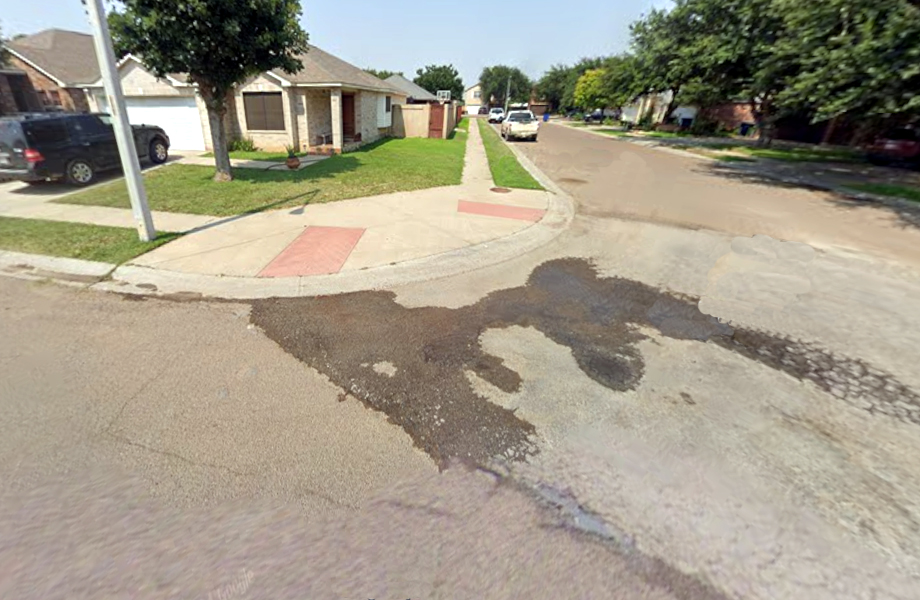 Vista de sector residencial en el rumbo de Las Minas.