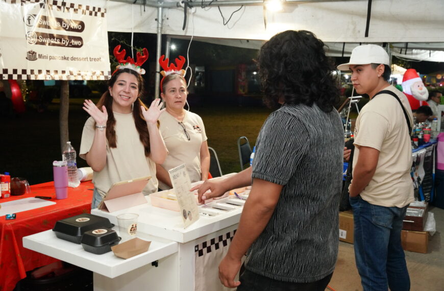 El Bazar Navideño del gobierno municipal reúne a las familias y fortalece el emprendimiento local