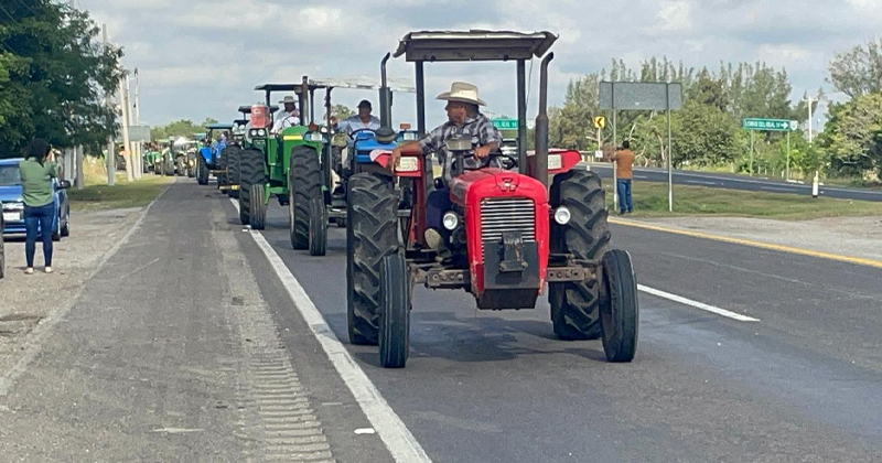De nueva cuenta tomarán carreteras los agricultores en 5 puntos de Tamaulipas