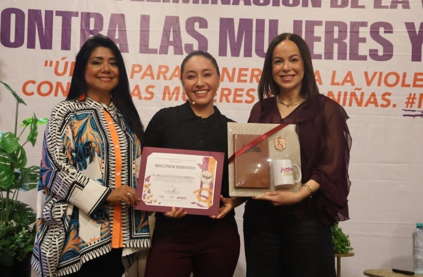 Katya Echazarreta inspira con Un espacio sin límites en el marco de la Cartelera Naranja del Inmujer