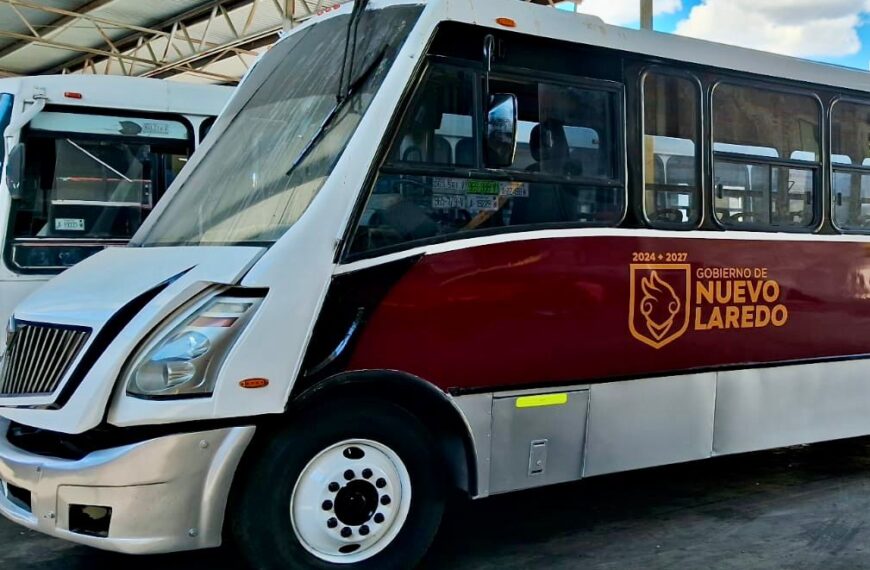 Luego de 10 años llegan nuevos autobuses urbanos con aire acondicionado a Nuevo Laredo