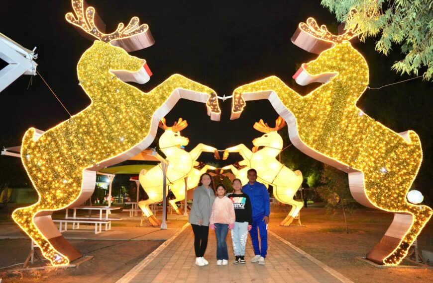 Invita el gobierno municipal al Viveros Mágico; un espacio gratuito para celebrar la navidad en familia