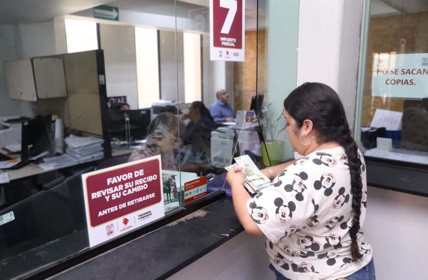 Mantiene gobierno municipal descuentos del 100% en los recargos al impuesto predial durante diciembre 2025