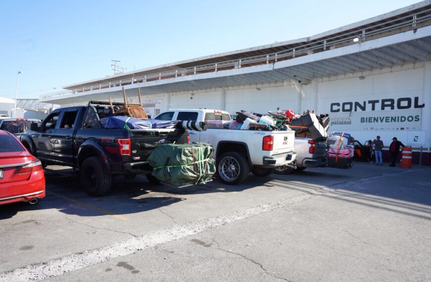 Consolidan los paisanos aNuevo Laredo como el mejor cruce para ingresar a México