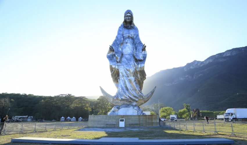 Monumental escultura de la Virgen del Misericordia será presentada este viernes
