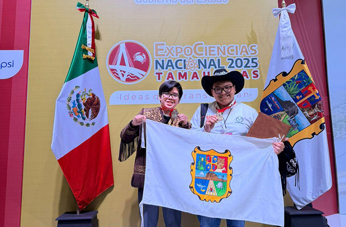 Proyecto científico asesorado por alumno de Tamaulipas se presentará en Tailandia