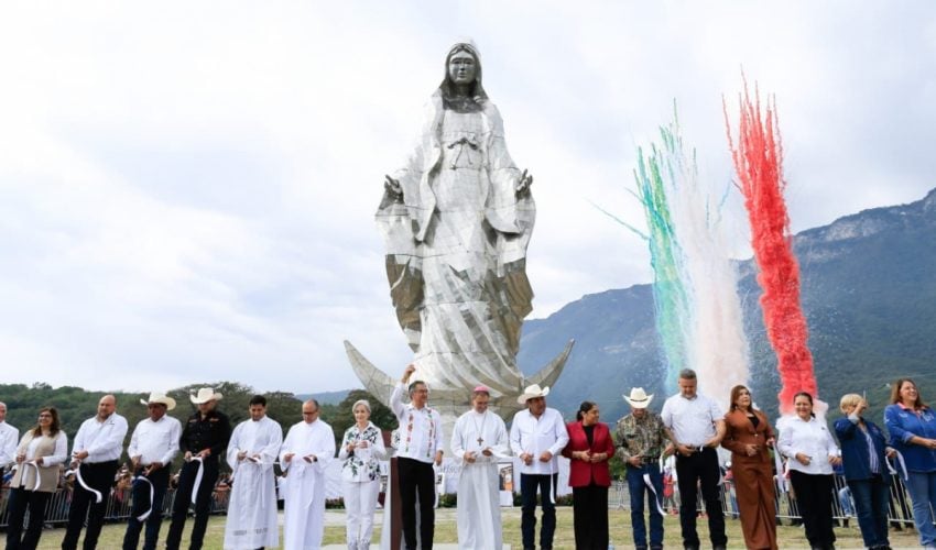 Inauguran Monumental Virgen de la Misericordia; nuevo atractivo de turismo religioso en Tamaulipas