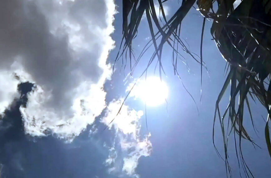 Sol intenso en Nuevo Laredo durante 2025, año con más de 200 días arriba de 32 grados Celsius