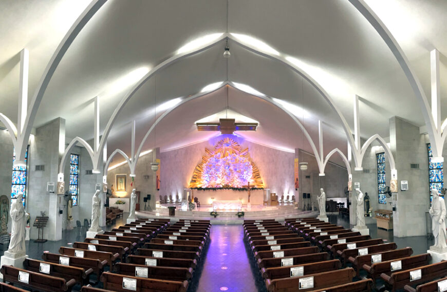 Catedral del Espíritu Santo en Nuevo Laredo.