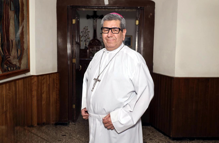 Nuevo obispo de la Dicesis de Nuevo Laredo previo a su toma de posesin oficial