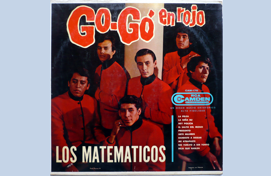 Portada del lbum Go-Go en rojo de Los Matemticos con Juan Garza