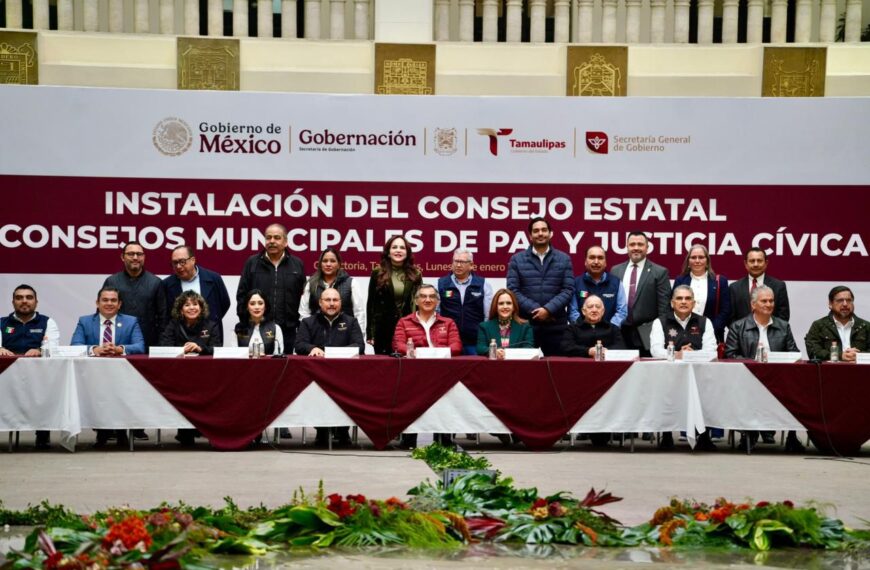 Carmen Lilia rinde protesta como integrante del Consejo de Paz y Justicia Cívica de Tamaulipas