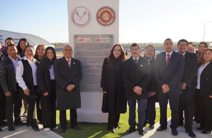 Inaugura alcaldesa y rector de UAT obras de infraestructura educativa en la Prepa UAT