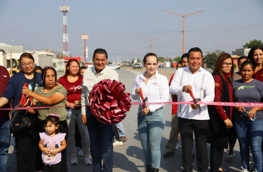 Carmen Lilia entrega obras viales que dignifican accesos y mejoran la movilidad en Valles de Anáhuac