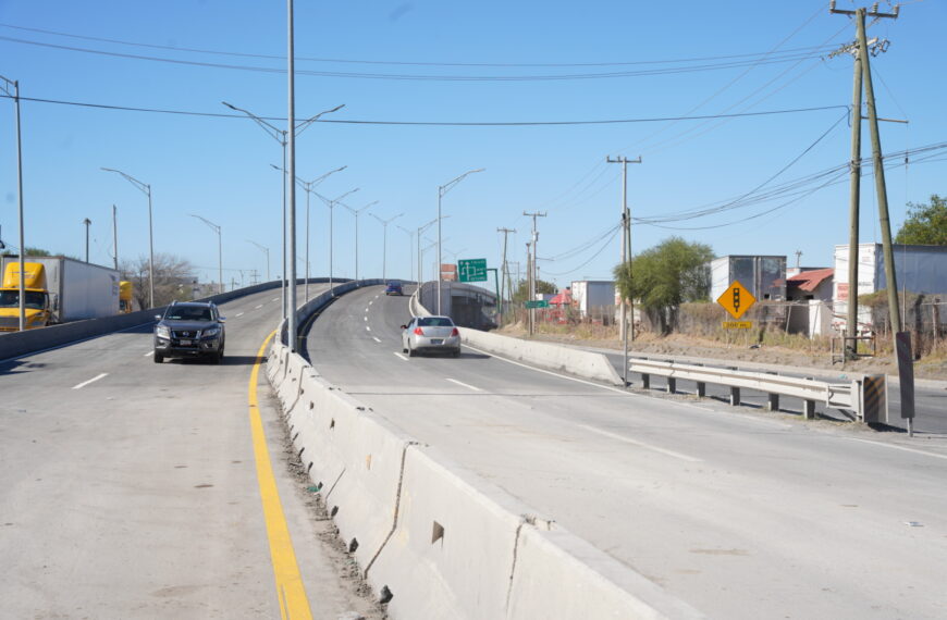 Reabren el puente vehicular de la prolongación avenida Monterrey tras darle mantenimiento mayor