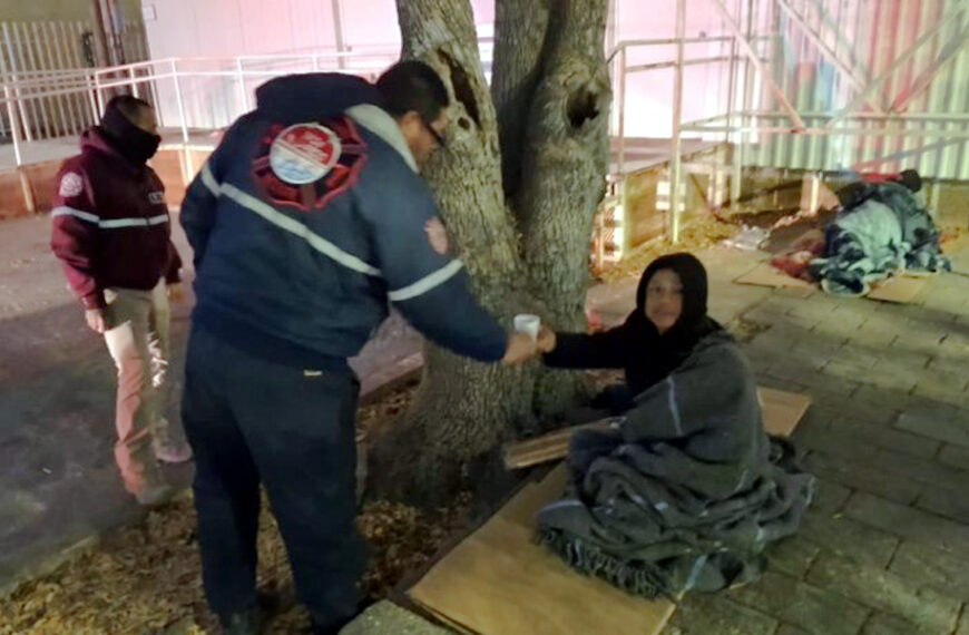 Activan Operativo Carrusel por temperaturas bajo cero en Nuevo Laredo