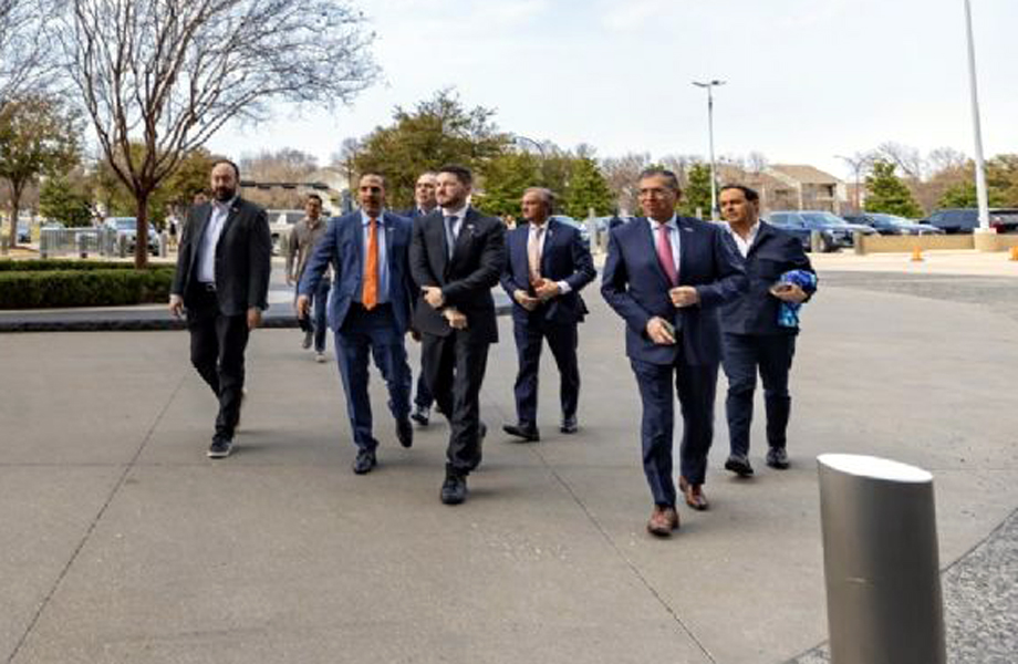 Samuel Garca durante gira de trabajo en Texas donde abord temas de comercio exterior y desarrollo fronterizo