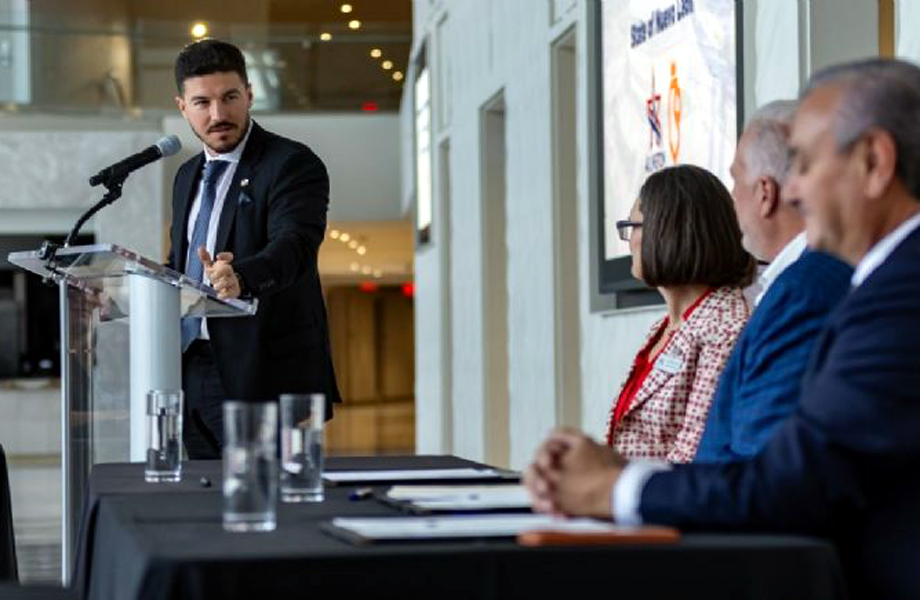 Intervencin de Samuel Garca en reunin sobre infraestructura y conectividad en la frontera norte